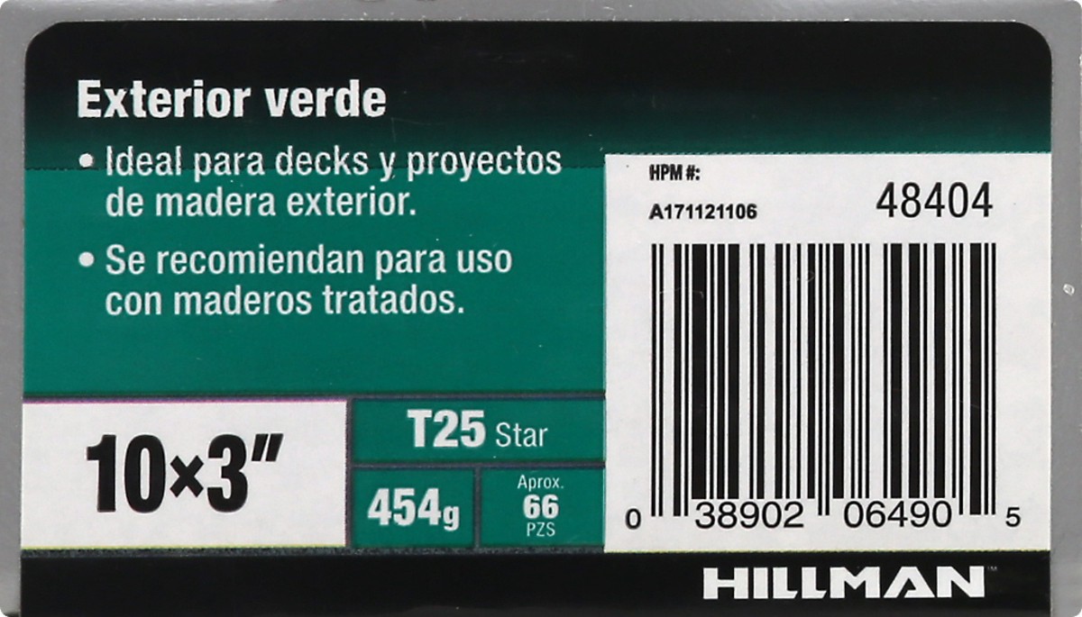 slide 7 of 10, Deck Plus Exterior Green Screws 66 ea, 1 ct