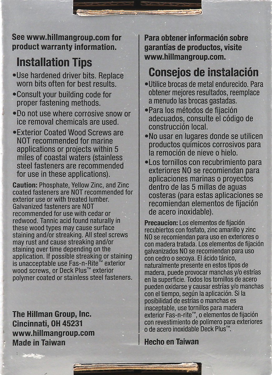 slide 4 of 10, Deck Plus Exterior Green Screws 66 ea, 1 ct