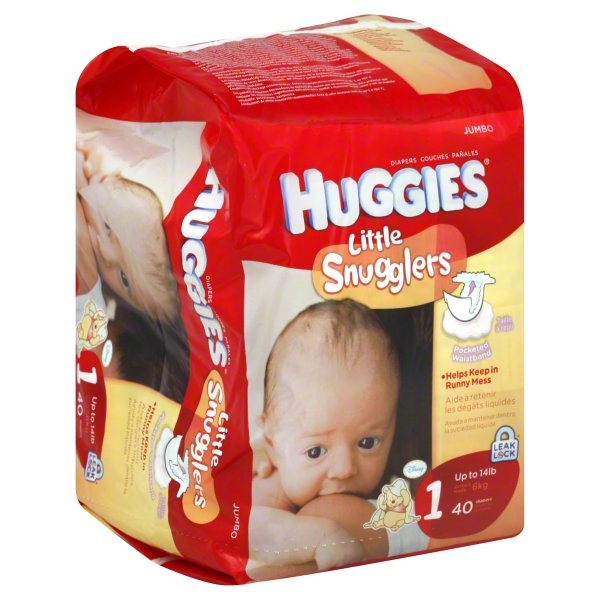 slide 1 of 1, Huggies Disney Winnie the Pooh Jumbo Diapers Size 1, 40 ct