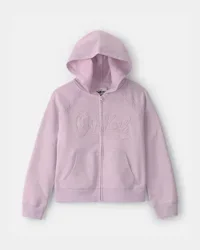 OshKosh Girls Logo Zip-Up Hoodie - Purple - Size 12
