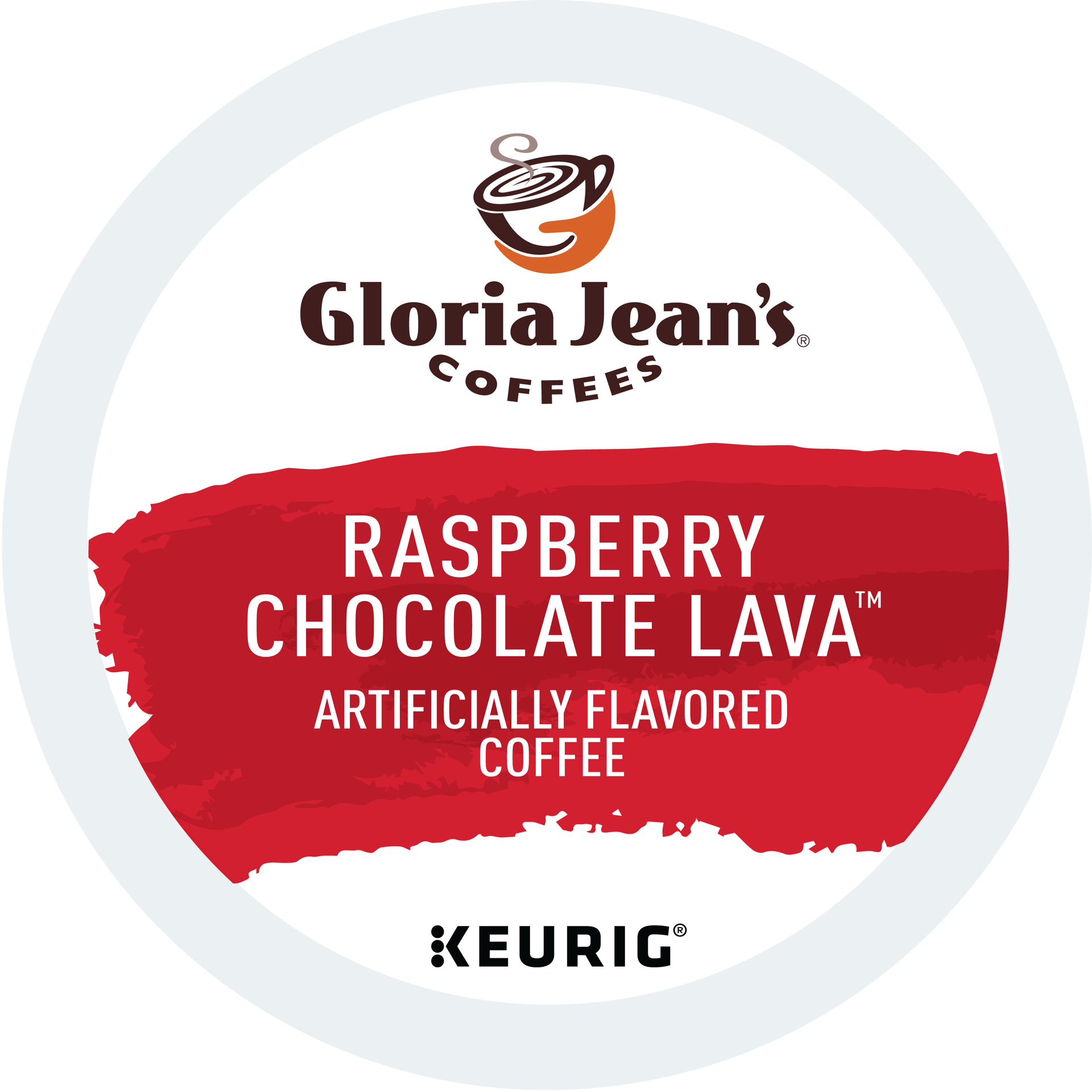 slide 4 of 5, Gloria Jean's Raspberry Chocolate Lava Keurig Single-Serve K-Cup Pods, Medium Roast Coffee, 24 Count, 24 ct