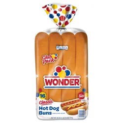Wonder Classic Extra Soft Hot Dog Buns 16 ea