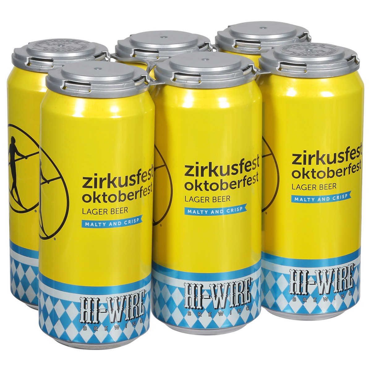 slide 3 of 9, Hi-Wire Brewing Lager Zirkusfest Oktoberfest Beer 6 - 1 pt Cans, 6 ct; 16 oz