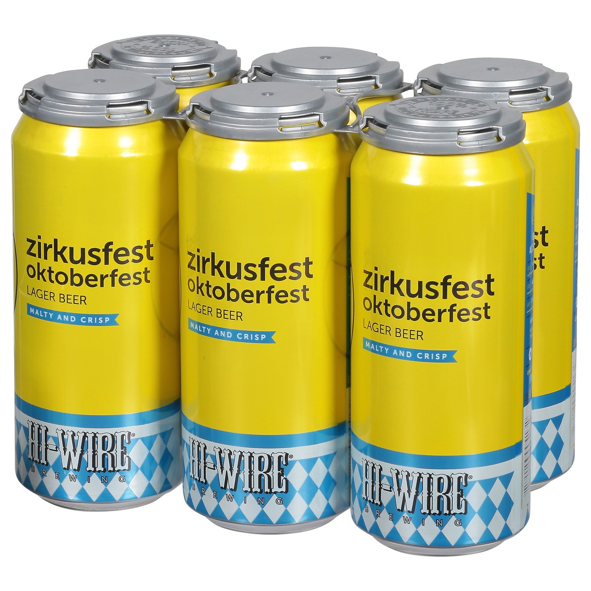 slide 7 of 9, Hi-Wire Brewing Lager Zirkusfest Oktoberfest Beer 6 - 1 pt Cans, 6 ct; 16 oz