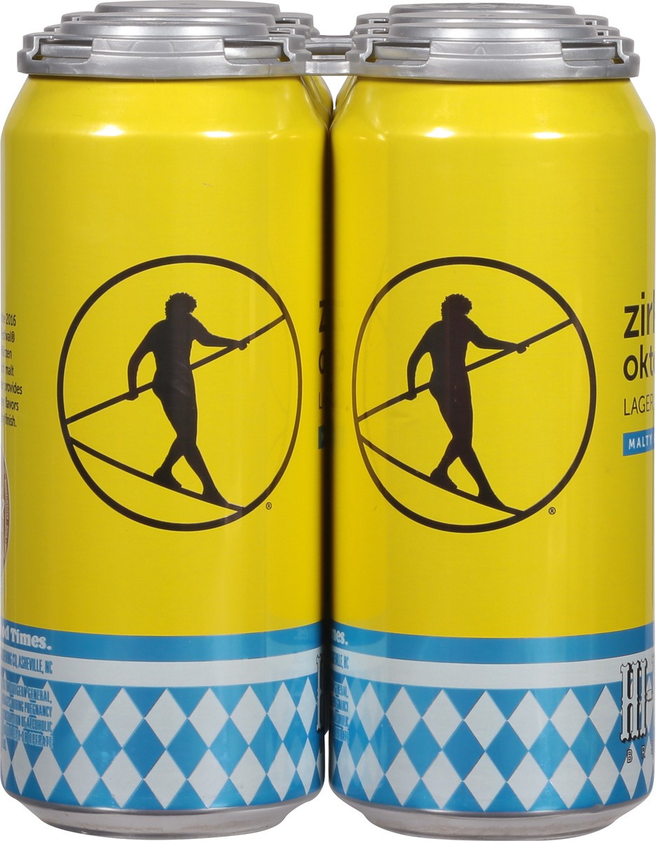 slide 5 of 9, Hi-Wire Brewing Lager Zirkusfest Oktoberfest Beer 6 - 1 pt Cans, 6 ct; 16 oz