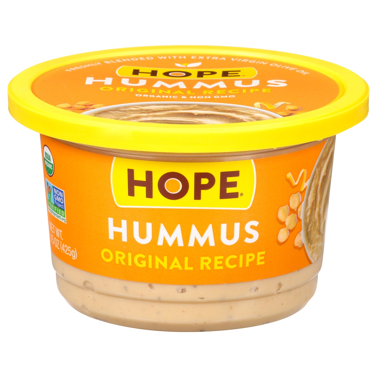 slide 1 of 1, Hope Foods Original Recipe Hummus 15 oz, 