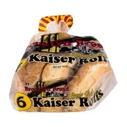 Ny Brooklyn Bread Kaiser Rolls 6 Count - 14 Oz