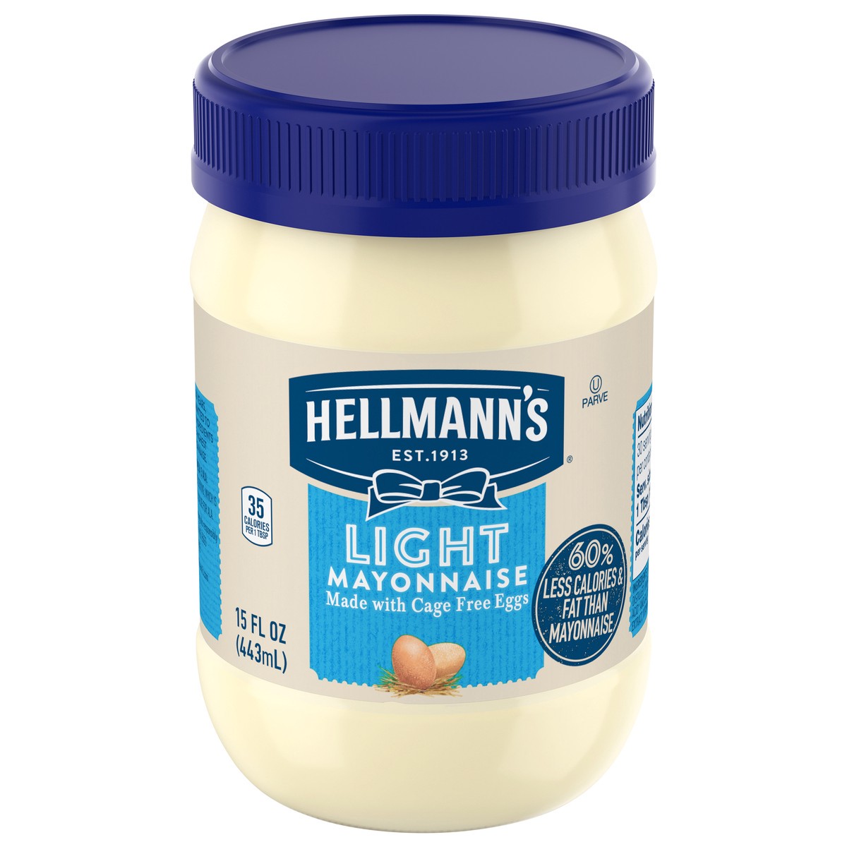 slide 1 of 4, Hellmann's Light Mayonnaise, 15 oz