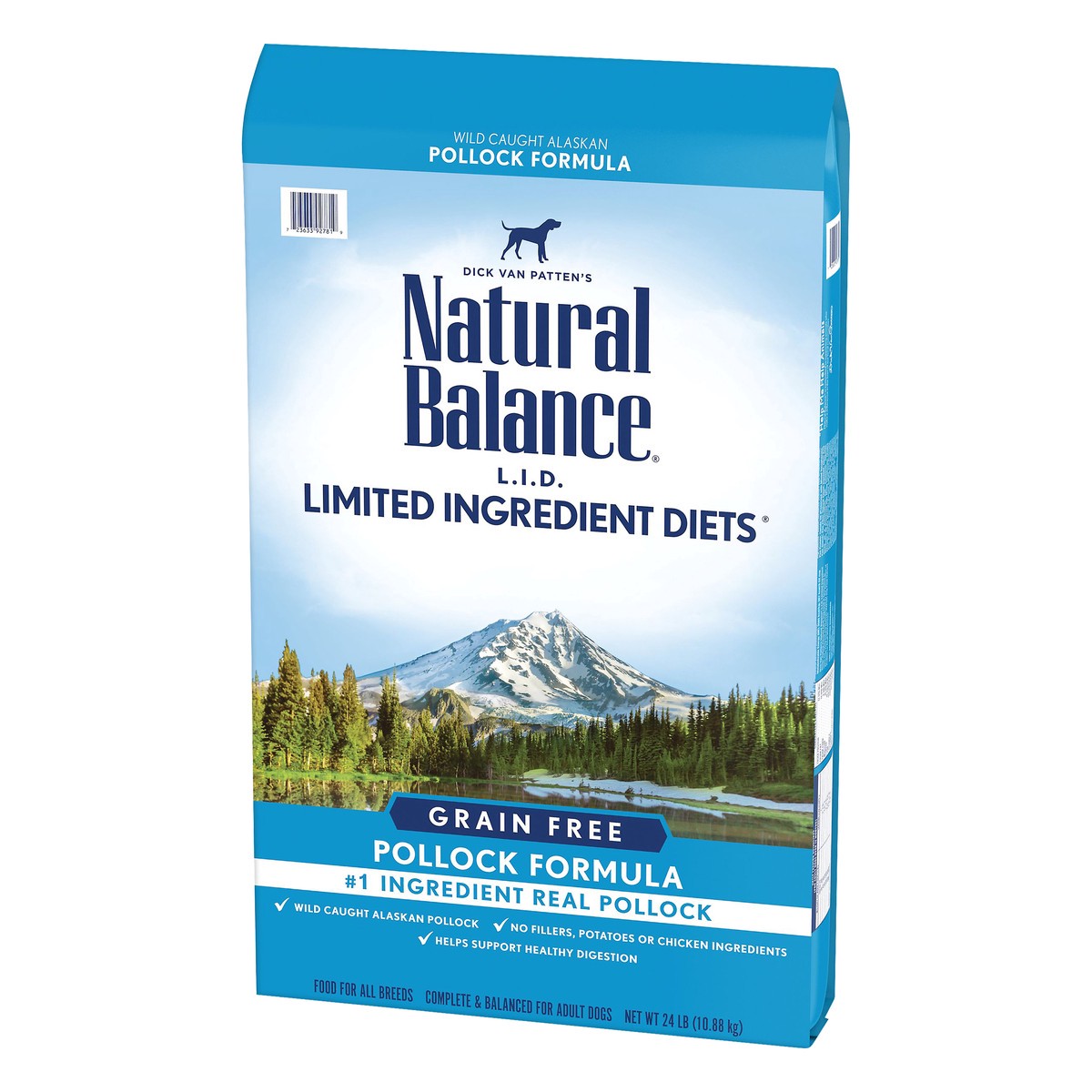 slide 3 of 9, Natural Balance L.I.D. Limited Ingredient Diets Grain Free Pollock Formula Dog Food 24 lb, 24 lb