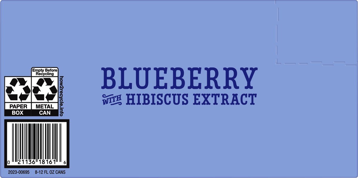 slide 2 of 11, Topo Chico Sabores Blueberry With Hibiscus Extract Cans- 8 ct, 8 ct; 12 oz