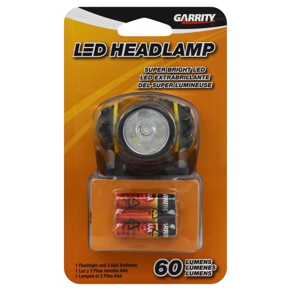slide 1 of 1, Garrity Headlamp 1 ea, 1 ea