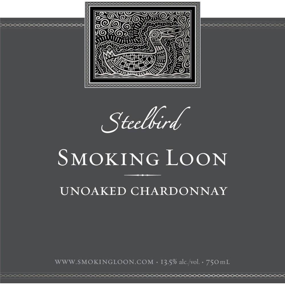 slide 3 of 3, SMOKING LOON Steelbird Unoaked Chardonnay, 750 ml