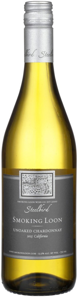 slide 1 of 3, SMOKING LOON Steelbird Unoaked Chardonnay, 750 ml