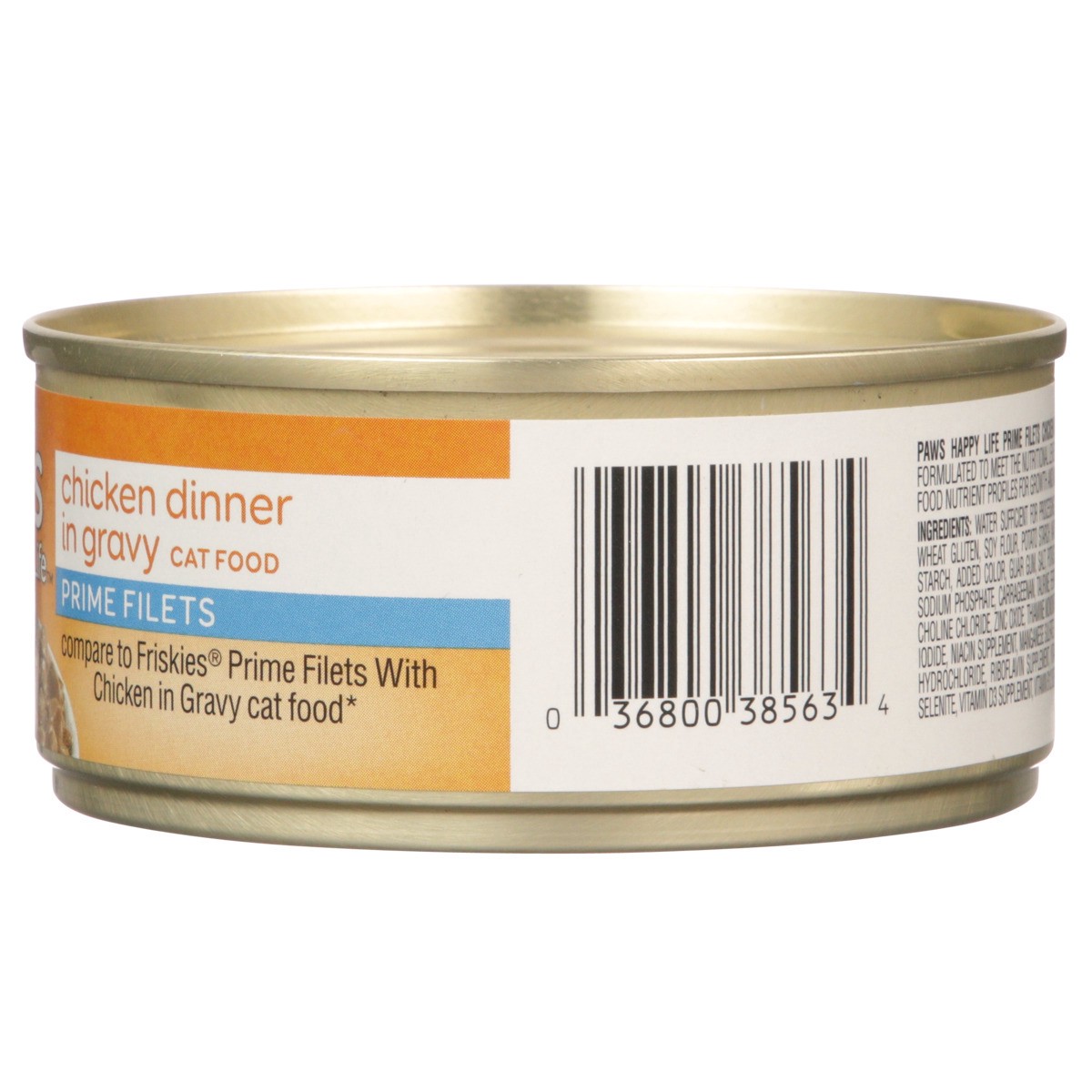 slide 8 of 9, Paws Happy Life Prime Filets Chicken Dinner In Gravy, 5.5 oz