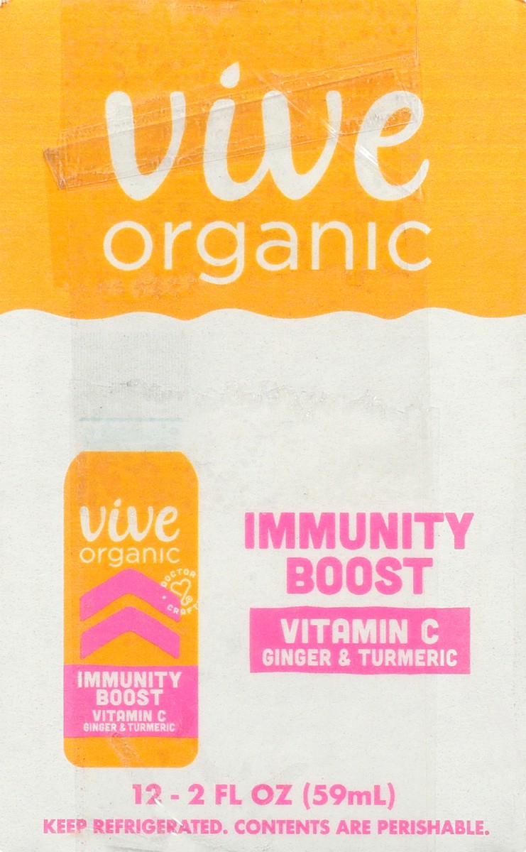 slide 5 of 9, Vive Organic Immunity Boost + Vitamin C 2oz - 12ct, 2 fl oz