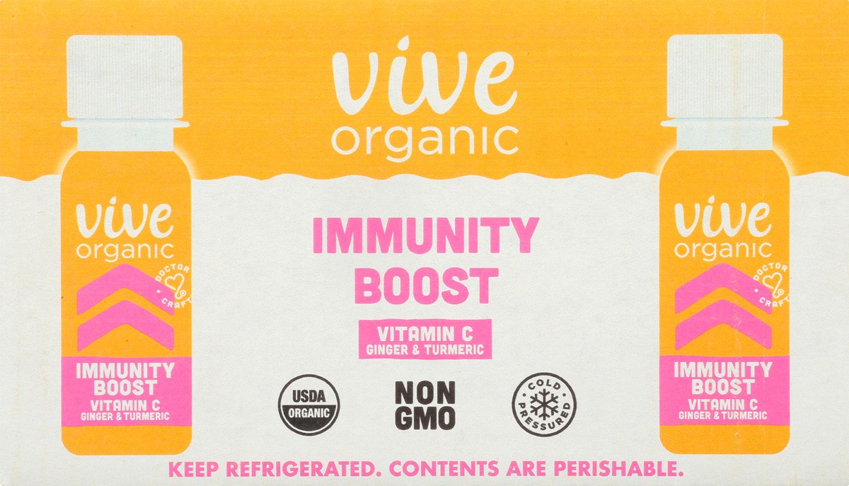 slide 8 of 9, Vive Organic Immunity Boost + Vitamin C 2oz - 12ct, 2 fl oz