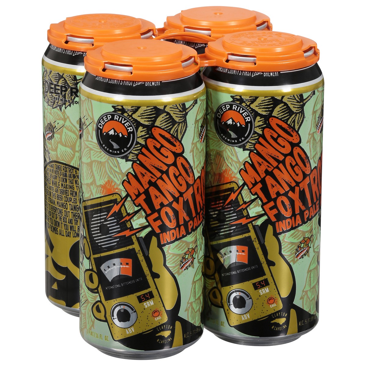 slide 2 of 9, Deep River India Pale Ale Mango Tango Foxtrot Beer 4 - 1 pt Cans, 4 ct; 16 oz