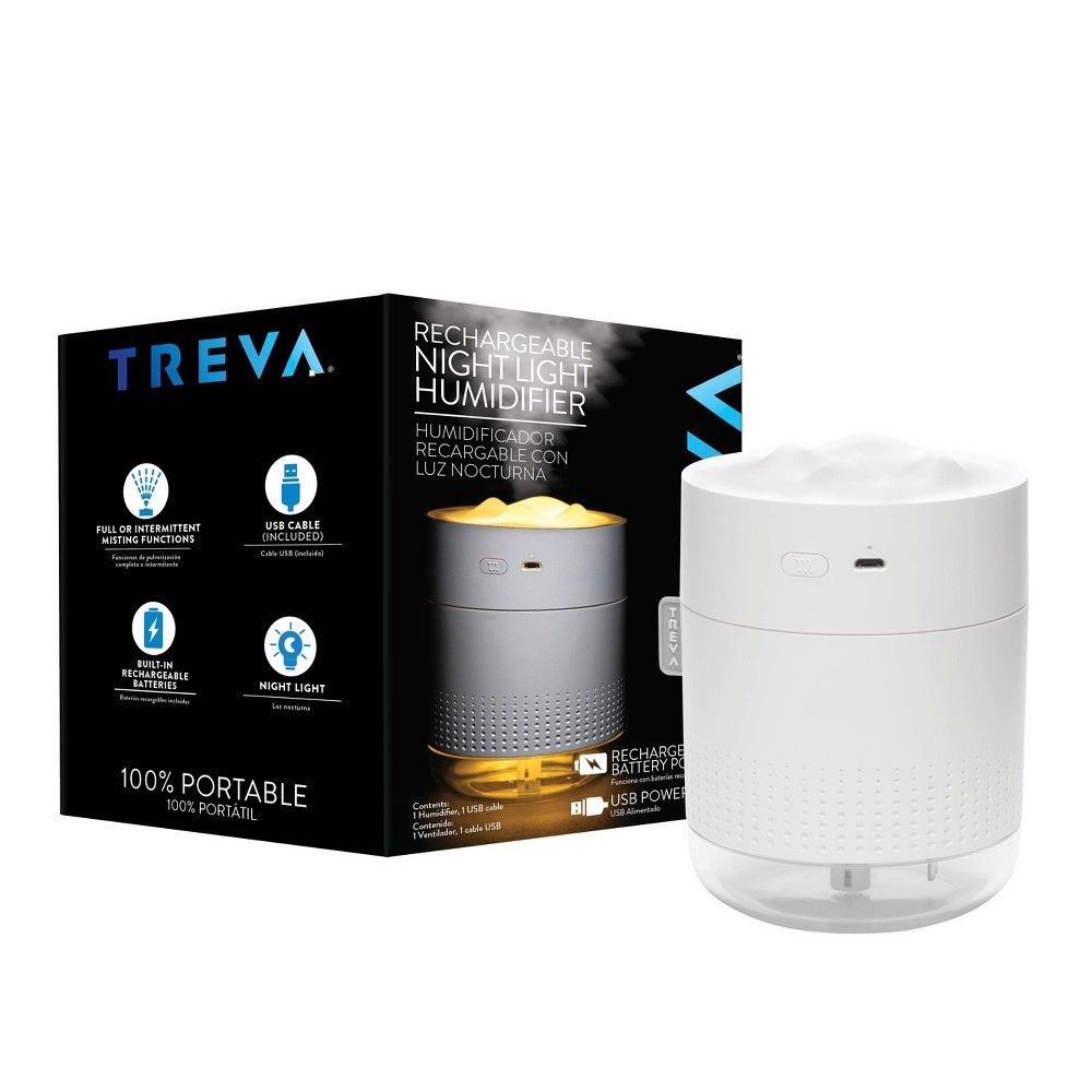 slide 6 of 7, Treva Humidfr Night Light, 1 ct