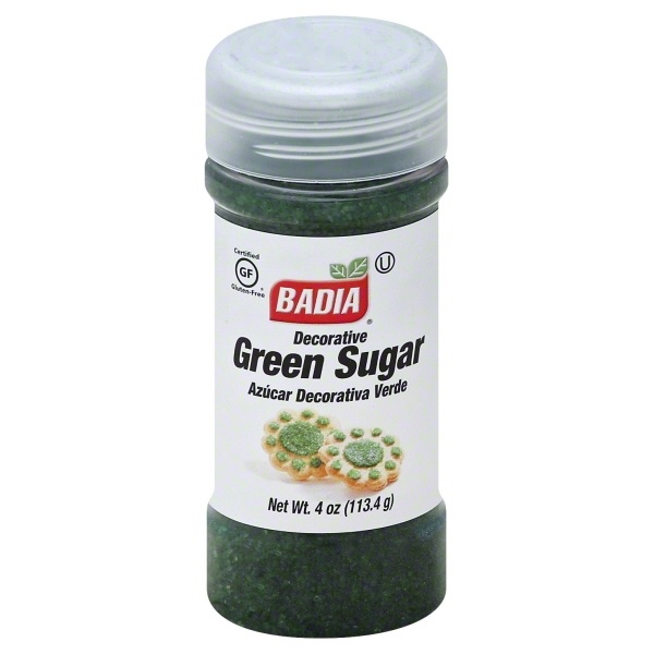 slide 1 of 1, Badia Decorative Sugar, Green, 4 oz