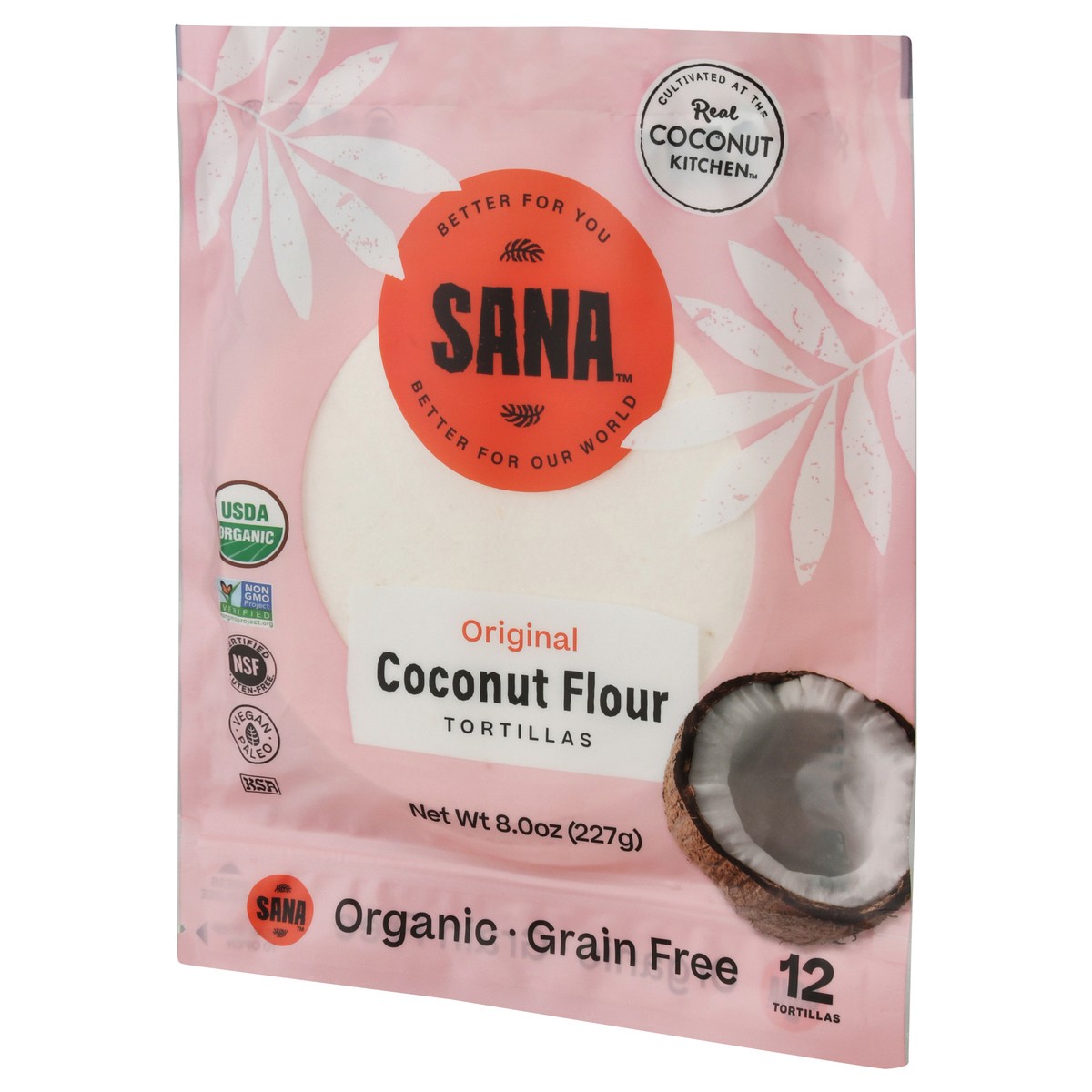 slide 11 of 12, Sana Organic Coconut Flour Original Tortillas 12 ea, 12 ct
