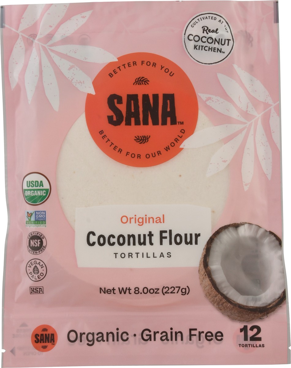 slide 4 of 12, Sana Organic Coconut Flour Original Tortillas 12 ea, 12 ct