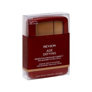 slide 1 of 1, Revlon Makeup & Concealer Compact Natural Tan 07, 0.4 oz