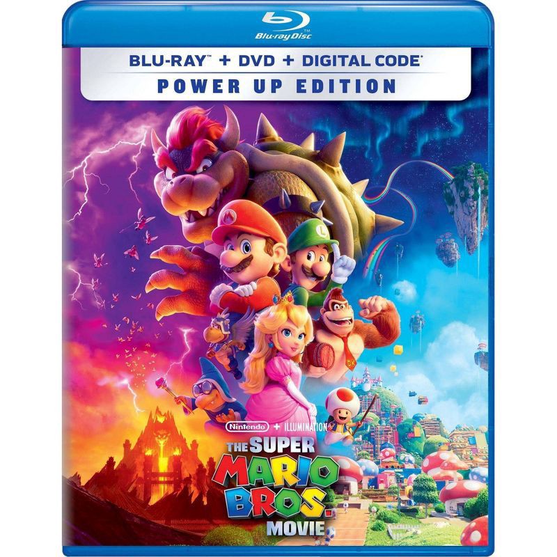 slide 1 of 3, Universal Home Video The Super Mario Bros. Movie (Blu-ray + DVD + Digital), 1 ct