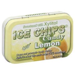 ICE CHIPS Icechips Candy Ice Chips Candy Tin, Lemon - 1.76 oz