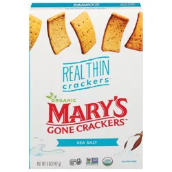 Mary's Gone Crackers Real Thin Sea Salt Crackers 5 oz