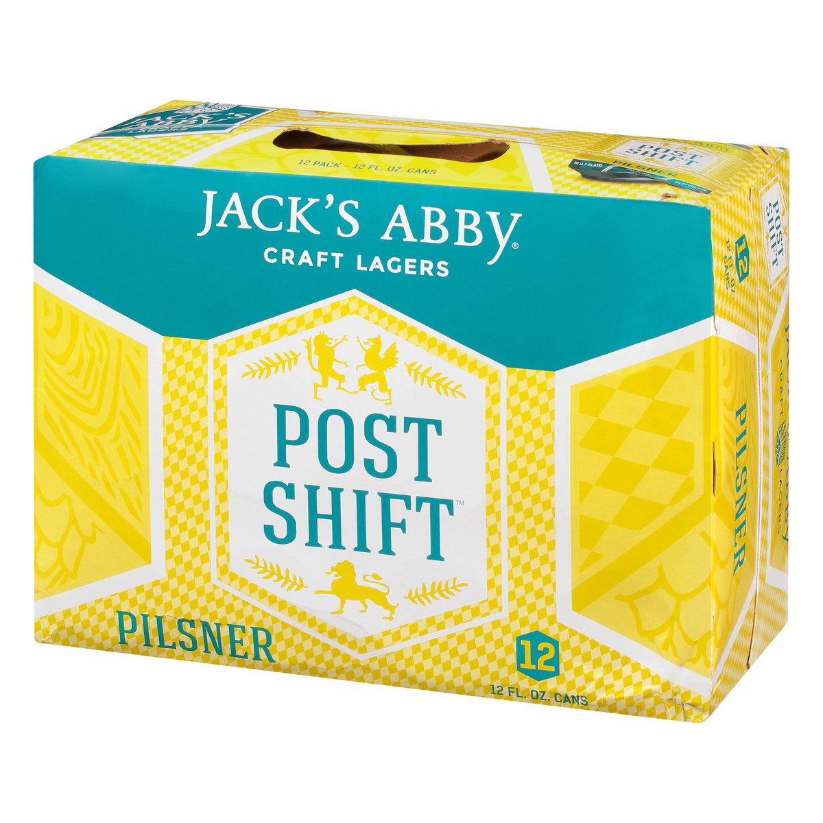 slide 4 of 8, Jack's Abby Pilsner Post Shift Beer 12 ea, 12 oz