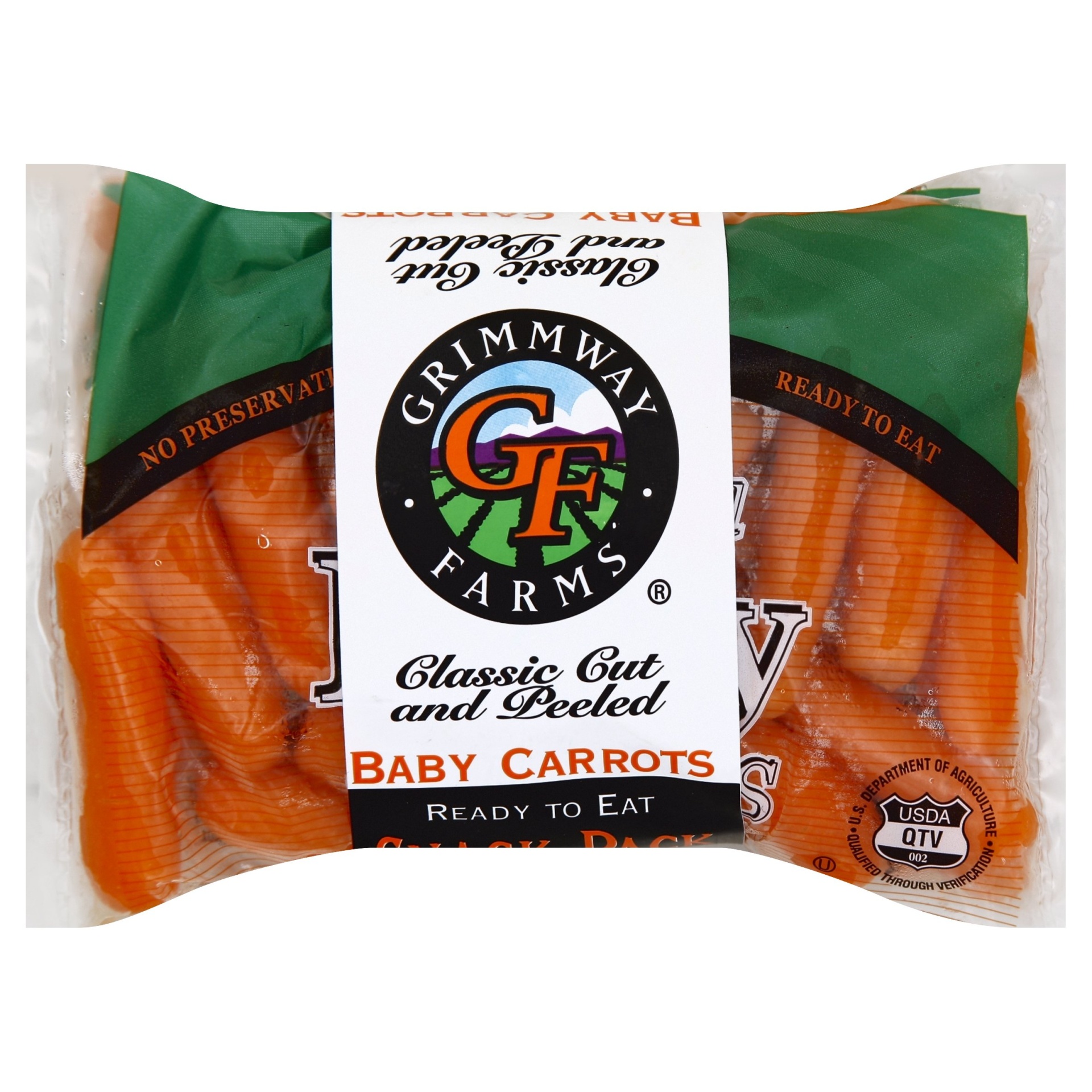 slide 1 of 6, Grimmway Farms Classic Cut & Peeled Baby Carrots, 4 ct; 3 oz