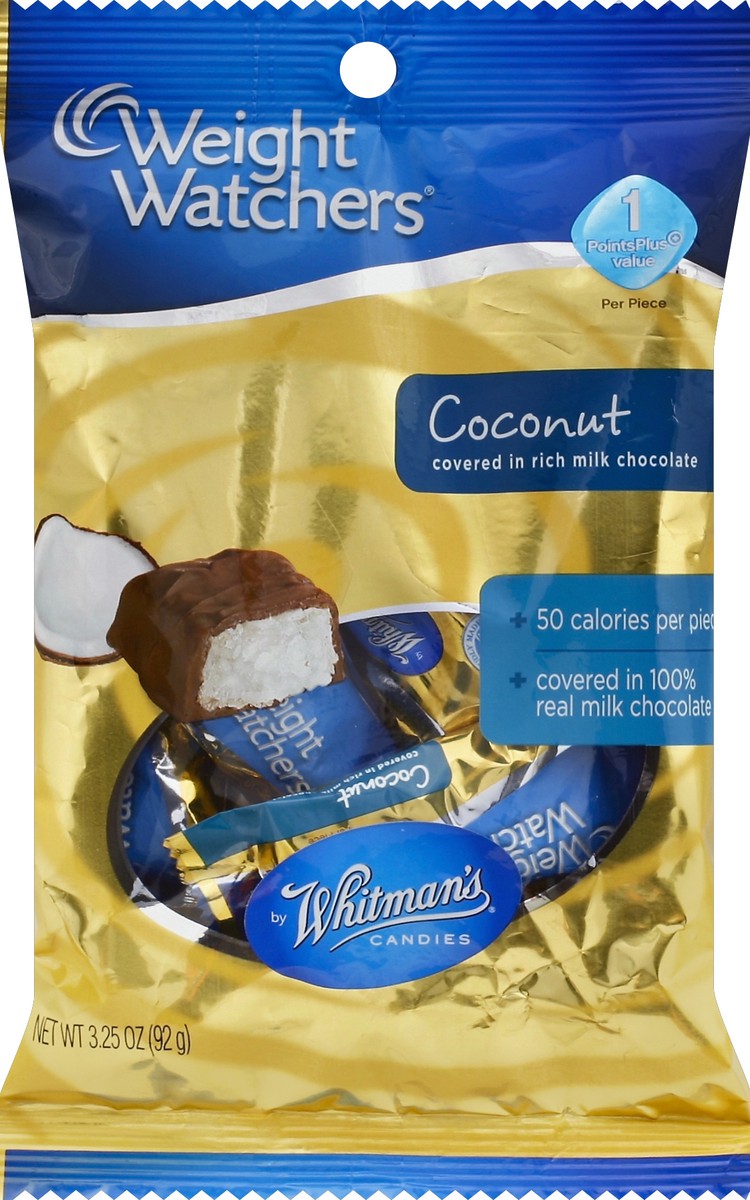 slide 1 of 4, Weight Watchers Coconut Covered In Milk Chocolate, 3.25 oz