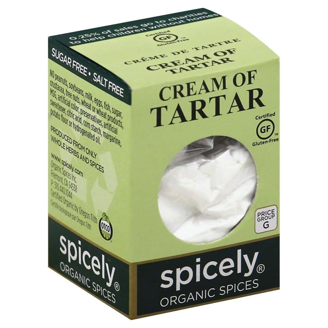 slide 1 of 4, Spicely Organic Spices Cream of Tartar 0.5 oz, 0.5 oz