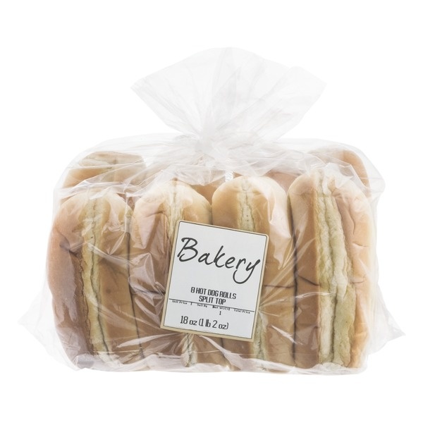 slide 1 of 1, Gold Medal Bakery Split Top Hot Dog Rolls, 18 oz