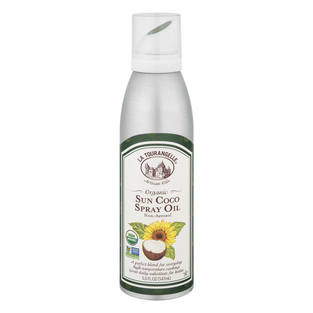 slide 1 of 1, La Tourangelle Organic Sunflower And Coconut Oil Spray, 4.97 oz