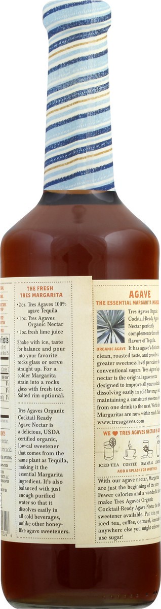 slide 9 of 10, Tres Agaves Mixers Tres Agaves Organic Agave Nectar, 750mL Bottle, 750 ml