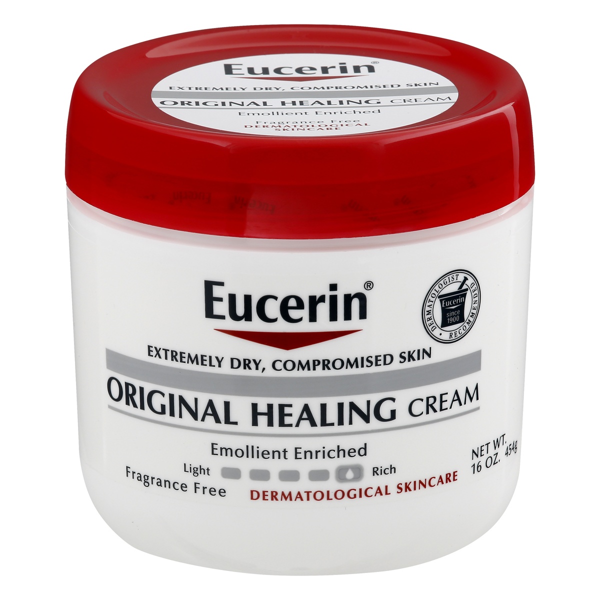 slide 1 of 1, Eucerin Original Healing Cream Fragrance Free Body Cream for Dry Skin Unscented - 16oz, 16 oz