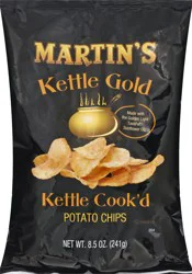 Martin's Kettle Gold Kettle Cook'd Potato Chips 8.5 oz