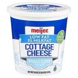 Meijer Low Fat Cottage Cheese - 24 oz