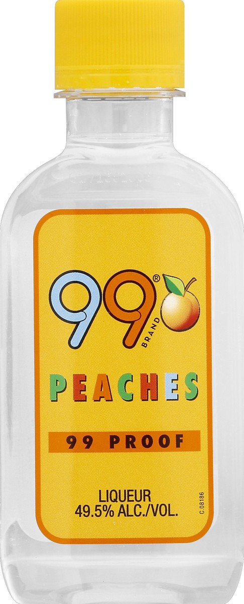 slide 2 of 2, 99 Brand 99 Peaches Liqueur 100ml 99 Proof, 100 ml