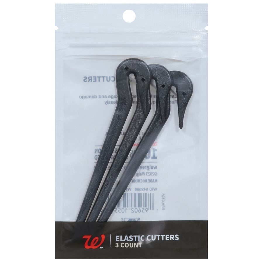 slide 1 of 1, Walgreens Elastic Cutters, 3 ct