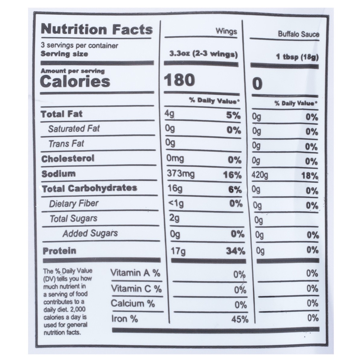 slide 8 of 13, Blackbird Classic Buffalo Wings 12 oz, 1 ct