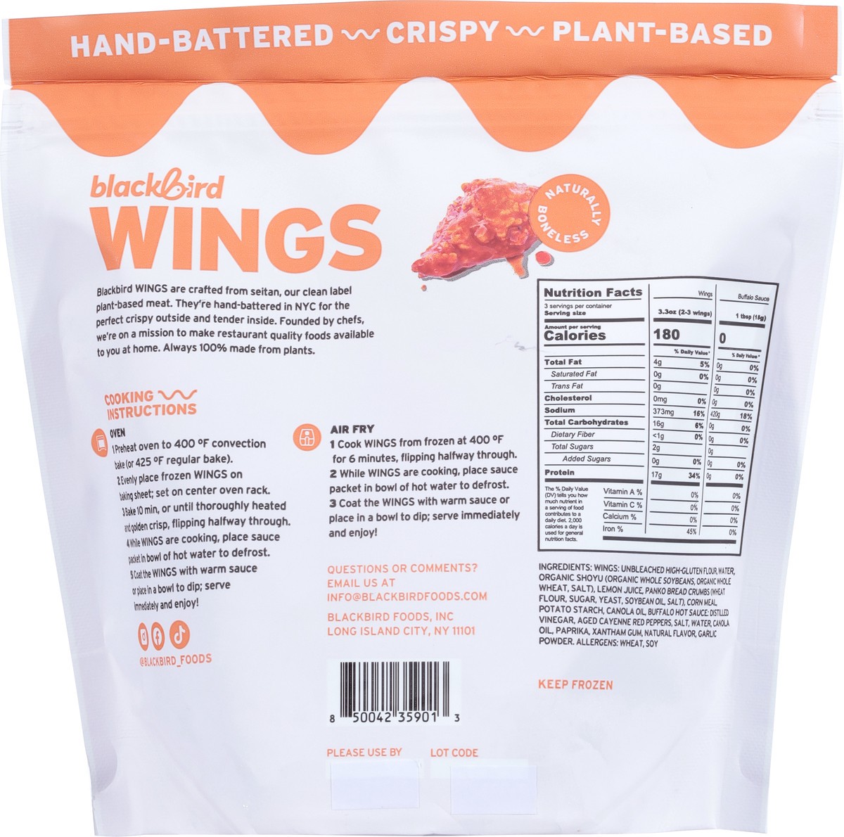 slide 5 of 13, Blackbird Classic Buffalo Wings 12 oz, 1 ct