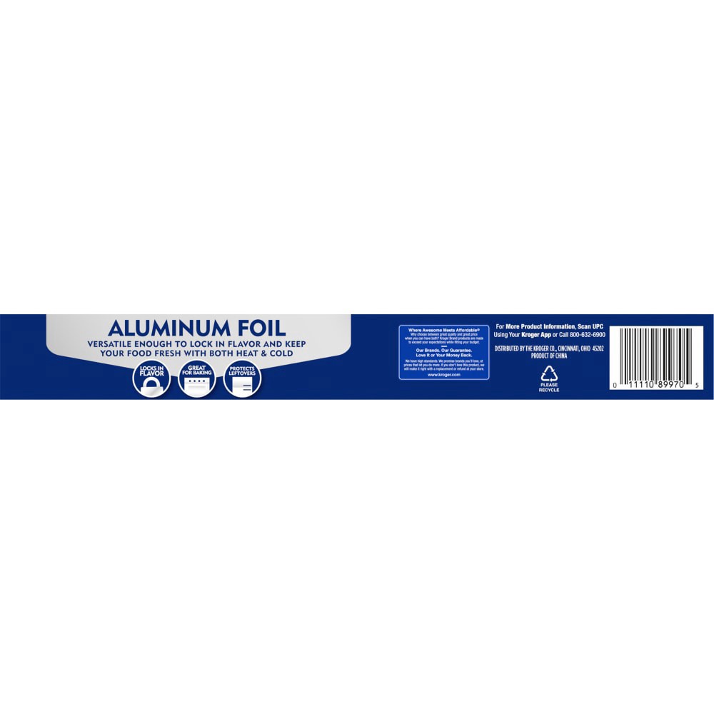 slide 4 of 4, Kroger Aluminum Foil, 75 sq ft