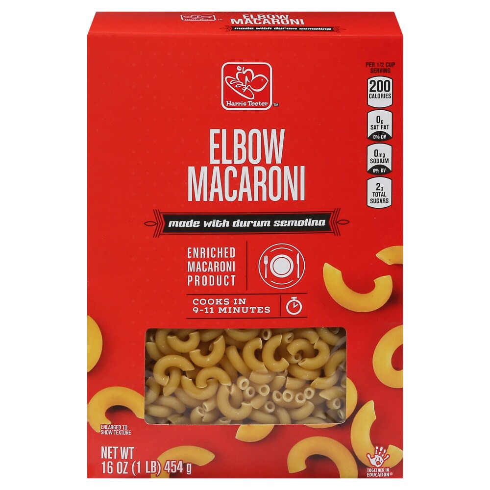 slide 1 of 1, Harris Teeter Elbow Macaroni, 16 oz