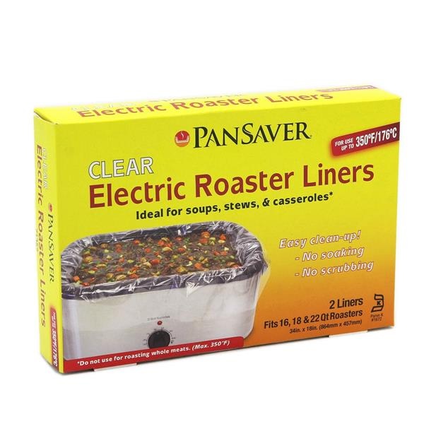 slide 1 of 1, Pansaver Electric Roaster Liners, 2 ct