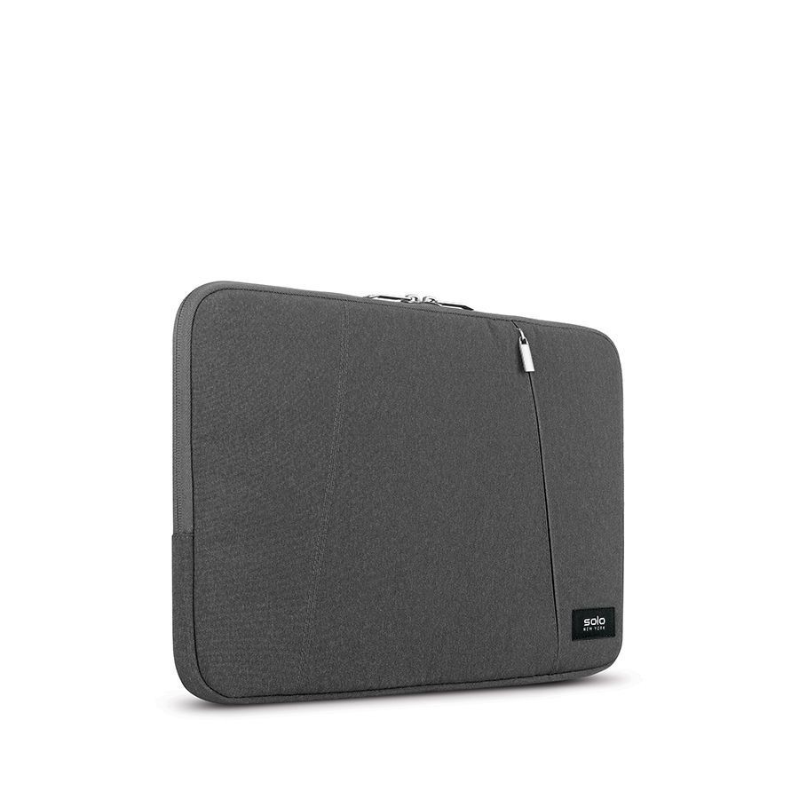 slide 2 of 3, Solo Oswald Computer Sleeve For Laptops, Gray, Slv1615-10, 1 ct