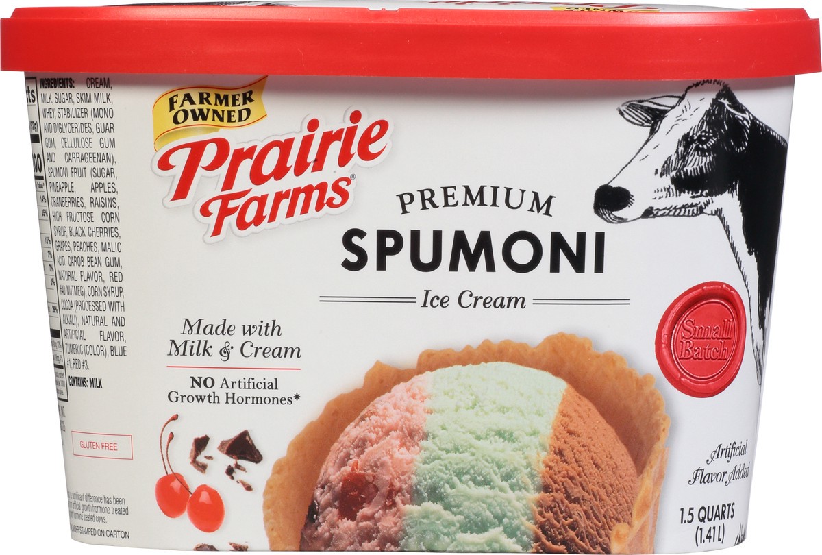 slide 6 of 9, Prairie Farms Premium Spumoni Ice Cream 1.5 qt Cup\Tub, 1.5 qt