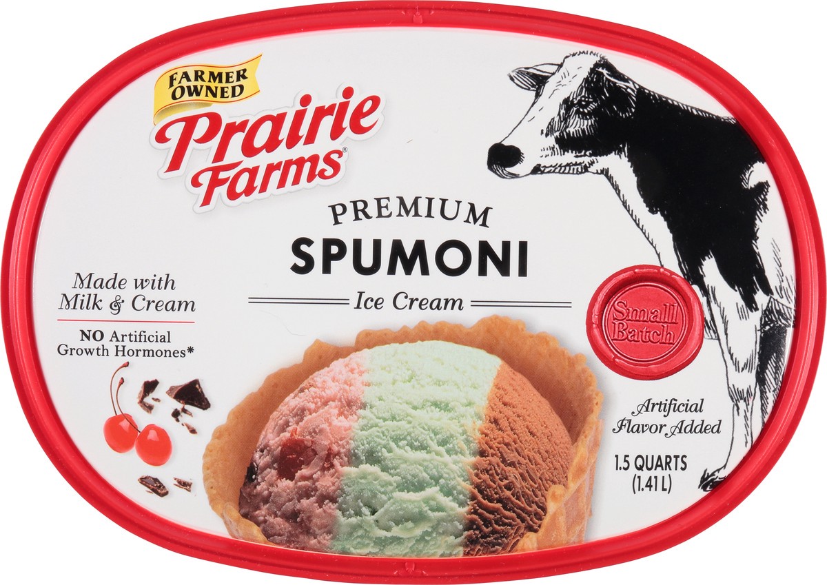 slide 2 of 9, Prairie Farms Premium Spumoni Ice Cream 1.5 qt Cup\Tub, 1.5 qt