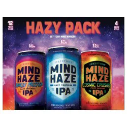 Firestone Walker Mind Haze Hazy Variety Pack - 12 fl oz Cans